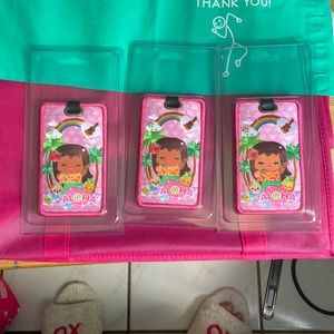 Cute 🥰 Hula Girl Luggage Tag, 2.5x4.5 brand new.